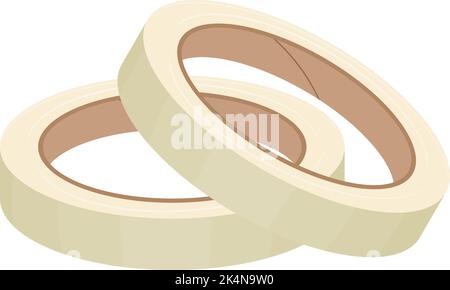 Marking tape, illustration, vector on a white background. Stock Vector