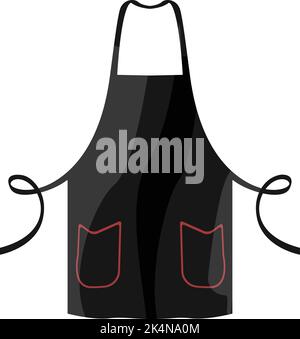 apron icon black vector illustration Stock Vector Image & Art - Alamy
