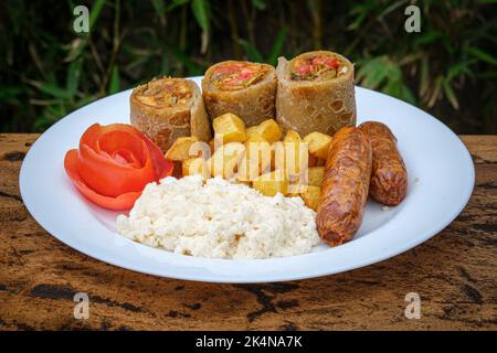 Ugandan Rolex, commonly referred to as Rolex, is a popular food item in ...