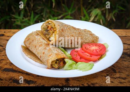 Ugandan Rolex commonly referred to as Rolex is a popular food