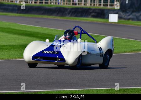 Brian Arculus, Lotus-Climax Mk IX, Madgwick Cup, 20 minutes of racing for sports cars with engines under 2000cc, that competed between 1948 and 1955, Stock Photo