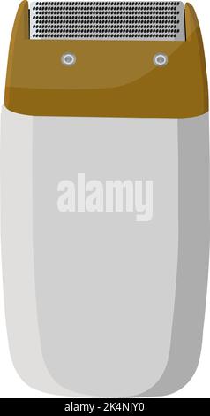Beard trimmer, illustration, vector on a white background. Stock Vector