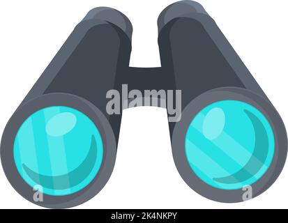 Night vision binoculars, illustration, vector on a white background. Stock Vector