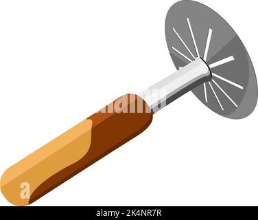 Potato mashing tool, illustration, vector on a white background. Stock Vector