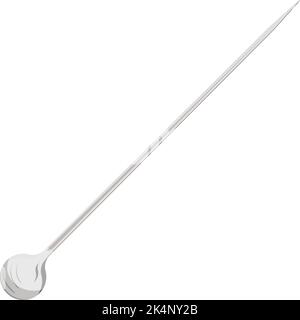 Sewing push pin, illustration, vector on a white background. Stock Vector