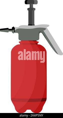 Gas cylinder, illustration, vector on a white background. Stock Vector