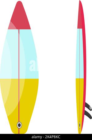 Surfboard on a beach background - Vector illustration Stock Vector ...