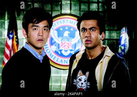 JOHN CHO, KAL PENN, HAROLD AND KUMAR ESCAPE FROM GUANTANAMO BAY, 2008 Stock Photo