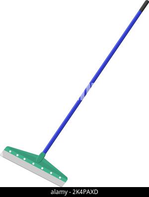 Floor wipe, illustration, vector on a white background. Stock Vector