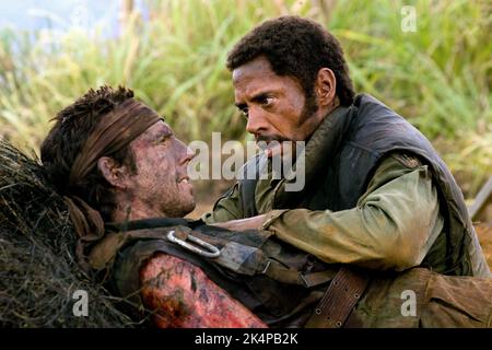 BEN STILLER, ROBERT DOWNEY JR, TROPIC THUNDER, 2008 Stock Photo