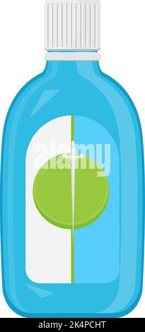Clothing softener, illustration, vector on a white background. Stock Vector