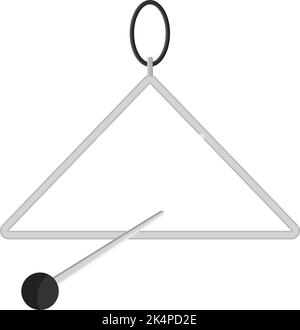 Percussion-triangle Instrument Musical Illustration Vectorielle