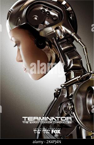 SUMMER GLAU POSTER, TERMINATOR: THE SARAH CONNOR CHRONICLES, 2008 Stock Photo
