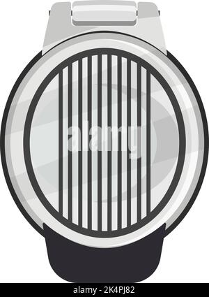 Metal egg slicer, illustration, vector on a white background. Stock Vector