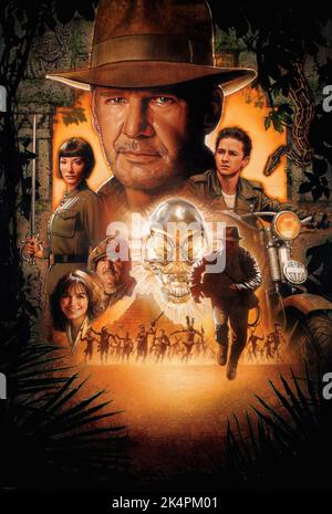 CATE BLANCHETT, KAREN ALLEN, RAY WINSTONE, HARRISON FORD, SHIA LABEOUF, INDIANA JONES AND THE KINGDOM OF THE CRYSTAL SKULL, 2008 Stock Photo