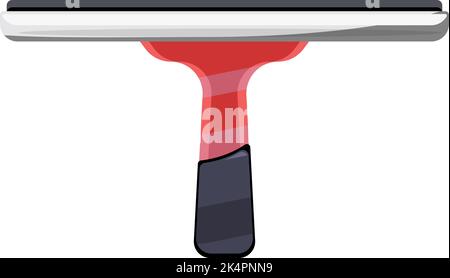 Window wiper, illustration, vector on a white background. Stock Vector