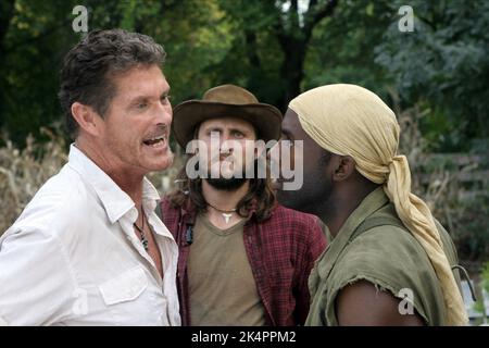 HASSELHOFF,OLTEANU,REGIS, ANACONDA III, 2008 Stock Photo