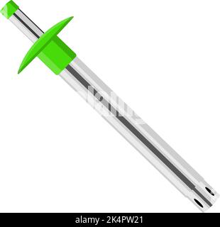 Gas lighter, illustration, vector on a white background. Stock Vector
