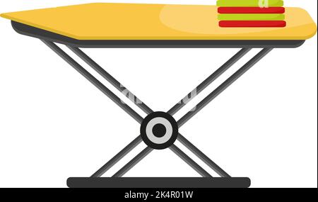 Yellow iron board, illustration, vector on a white background. Stock Vector