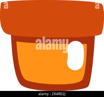 Art gouache, illustration, vector on a white background. Stock Vector