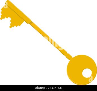 antique door key icon Stock Vector Image & Art - Alamy