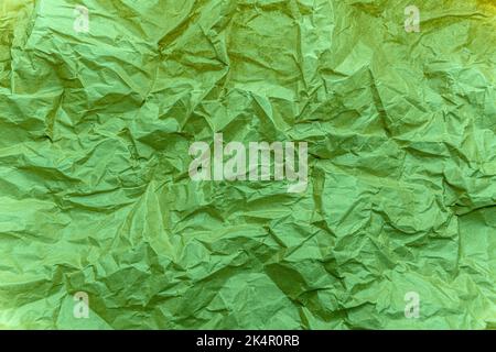 green creased paper texture background. High quality photo Stock Photo