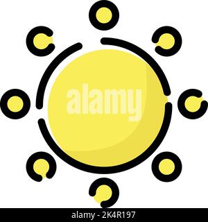 Photo brightness, illustration, vector on a white background. Stock Vector