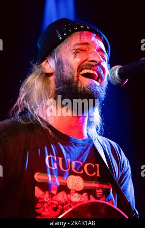 Milano, Italy. 03rd Oct, 2022. Jamie Rendle of the British rock band ...