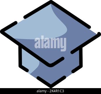 E wallet education, illustration, vector on a white background. Stock Vector