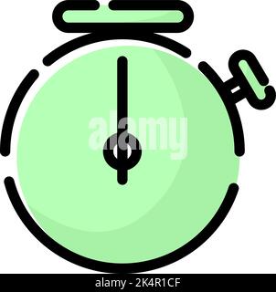 Photo timer, illustration, vector on a white background. Stock Vector
