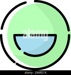 Photo contrast, illustration, vector on a white background. Stock Vector