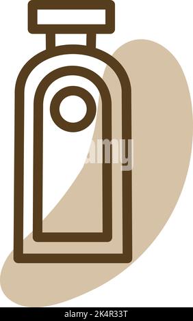 Olive oil, illustration, vector on a white background. Stock Vector