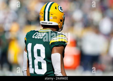 October 2, 2022: Green Bay Packers wide receiver Randall Cobb