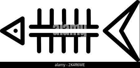 Lined Neon tetra fish, illustration, vector on a white background. Stock Vector