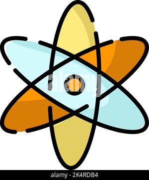 Physics subject, illustration, vector on a white background. Stock Vector