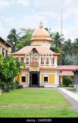 Shri Mahalasa Narayani Temple a Hindu temple to the goddess Mahalasa, she is identified with Mohini, the female avatar of the god Vishnu,  Mardol, Pon Stock Photo