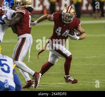 San Francisco 49ers fullback Kyle Juszczyk (44) walks back