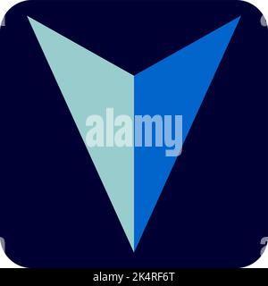 Web telegram, illustration, vector on a white background. Stock Vector