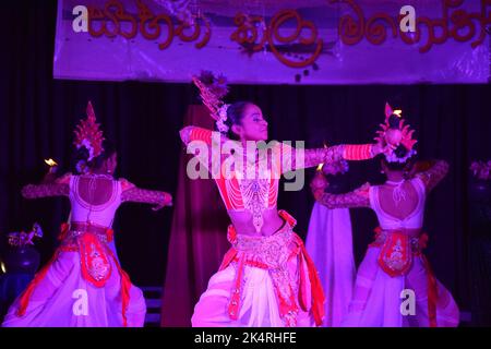 indian tamil thai pongal dance Stock Photo