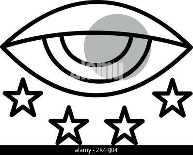 human eye on white background vector illustration Stock Vector Image ...