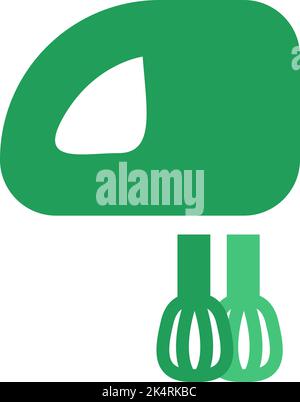 Cooking mixer, illustration, vector on a white background. Stock Vector