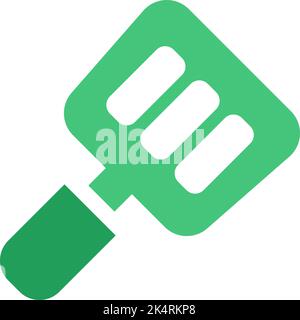 Cooking spatula, illustration, vector on a white background. Stock Vector