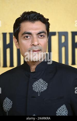 Los Angeles, USA. 03rd Oct, 2022. Alyy Khan at the premiere for AppleTV's 'Shantaram' at the Regency Bruin Theatre. Picture Credit: Paul Smith/Alamy Live News Stock Photo