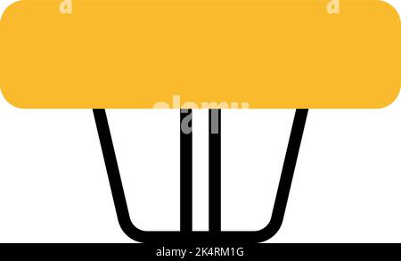 Firefighter smoke detector , illustration, vector on a white background. Stock Vector