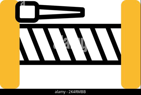 Firefighter hose pipe reel, illustration, vector on a white background. Stock Vector