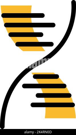 Health DNA, illustration, vector on a white background. Stock Vector