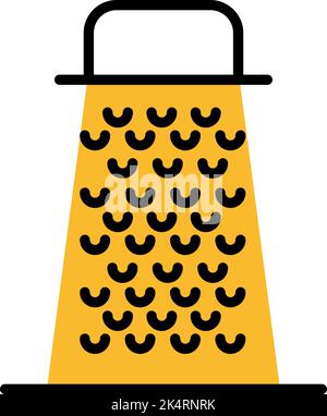 Kitchen grater, illustration, vector on a white background. Stock Vector