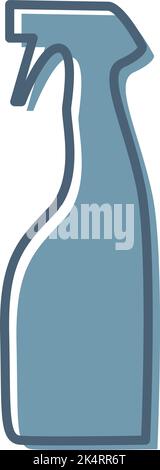Cleaning spray cleaner , illustration, vector on a white background. Stock Vector