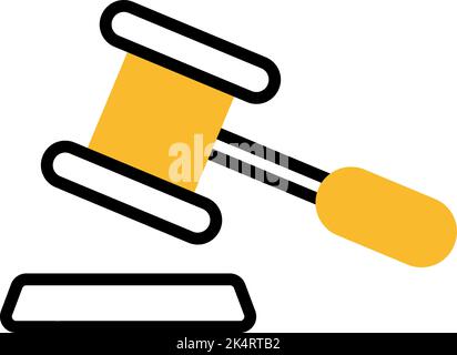 Law school, illustration, vector on a white background. Stock Vector