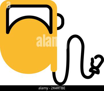 Pet walker, illustration, vector on a white background. Stock Vector